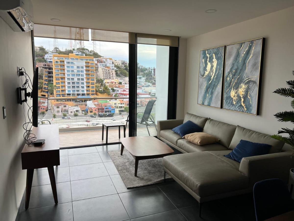 Апартаменты Malecon Vista Al Mar Alberca Infinity Jacuzzi Gym Масатлан Экстерьер фото