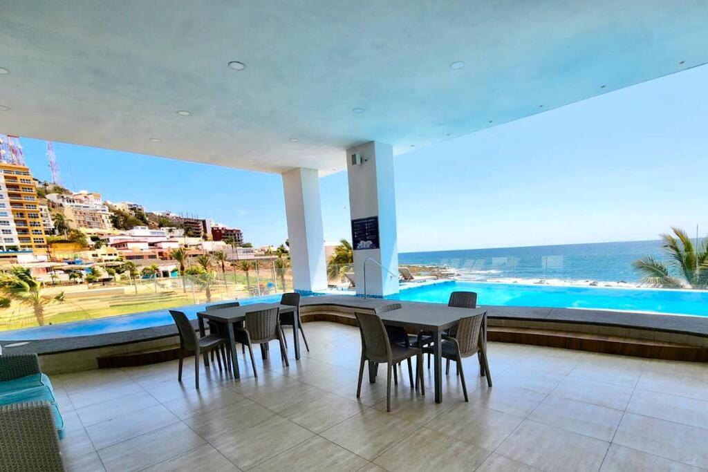 Апартаменты Malecon Vista Al Mar Alberca Infinity Jacuzzi Gym Масатлан Экстерьер фото