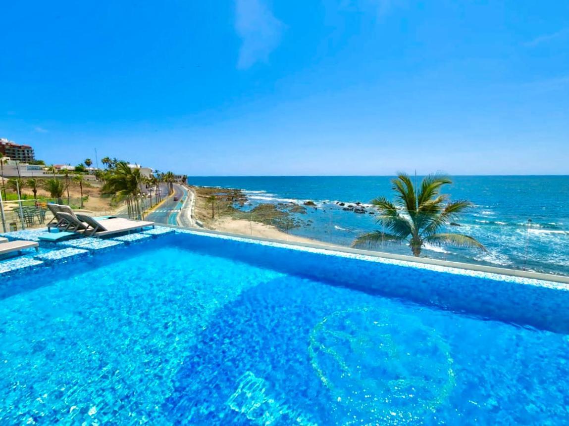 Апартаменты Malecon Vista Al Mar Alberca Infinity Jacuzzi Gym Масатлан Экстерьер фото