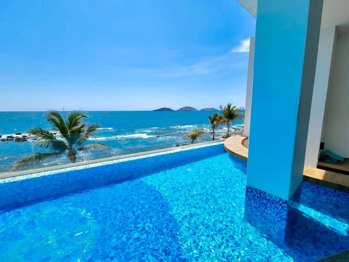 Апартаменты Malecon Vista Al Mar Alberca Infinity Jacuzzi Gym Масатлан Экстерьер фото